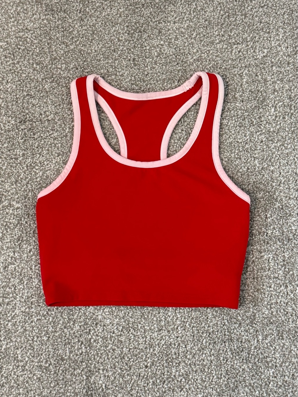 Splits59 Red Athletic Crop Top